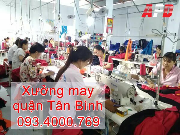 Xưởng may áo thun quận Tân Bình
