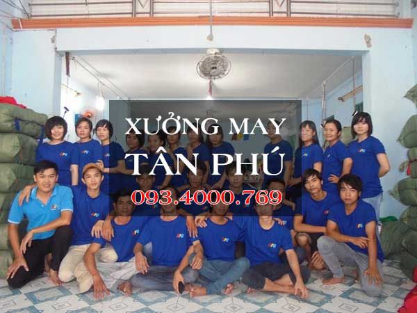 Xưởng may áo thun quận Tân Phú